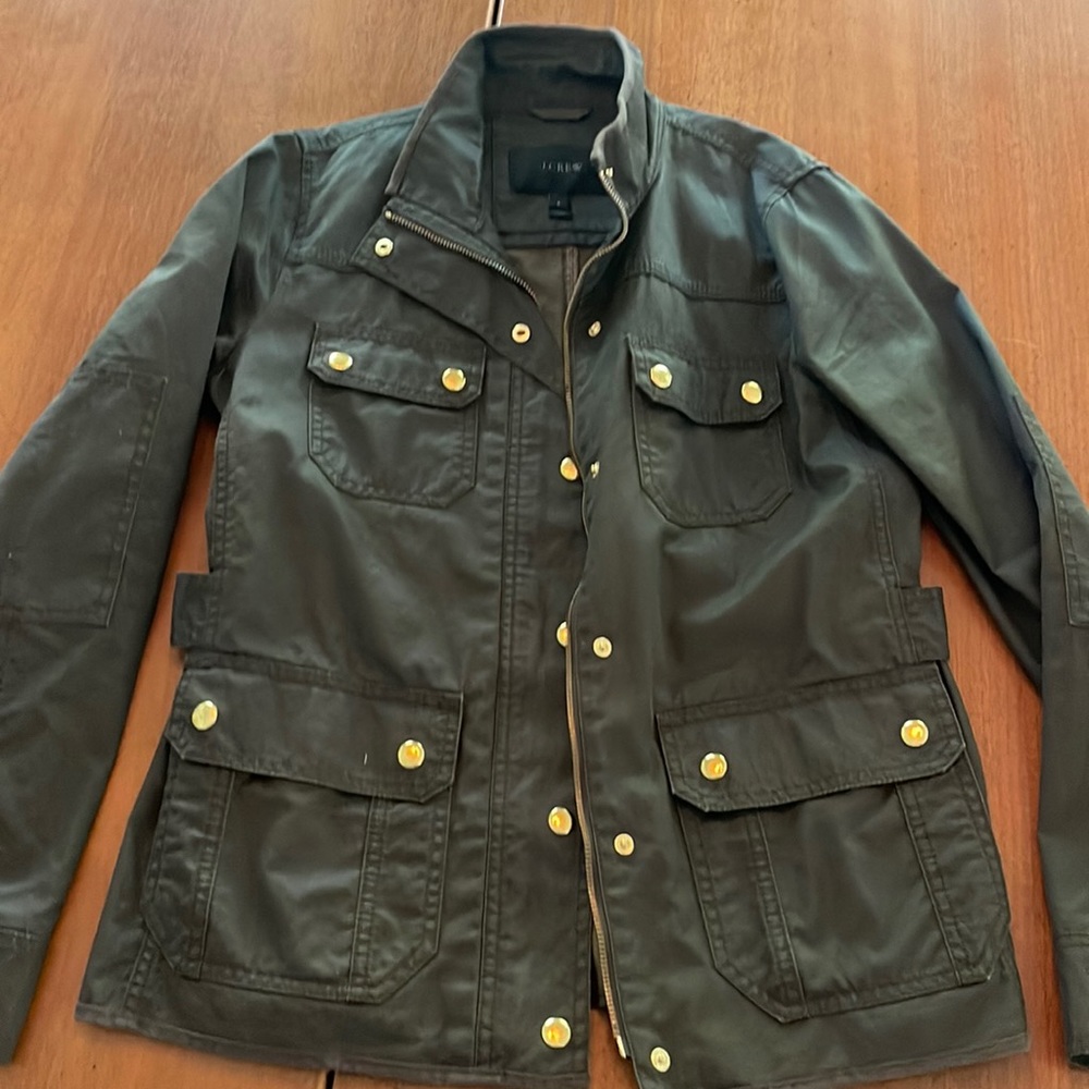 Dark Olive J Crew Jacket